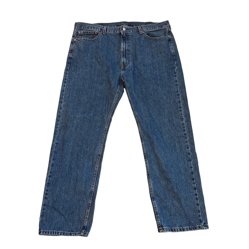Levis 505 Jeans Mens Sz 40x30 Blue Regular Fit Straight Leg 100% Cotton Classic